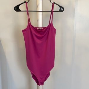 Purple tank top bodysuit